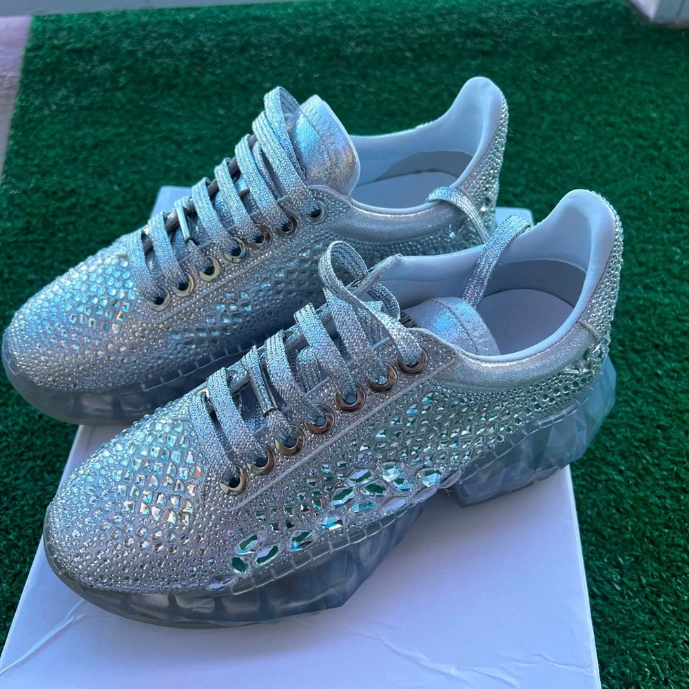 Absolutely brand new sneakers by Jimmy Choo. Bought wrong size. - Picture 1 of 7